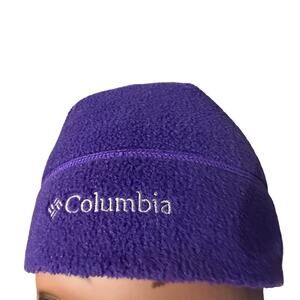Columbia purple infant fleece beanie Medium
